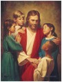 Christus und Kinder aus der ganzen Welt